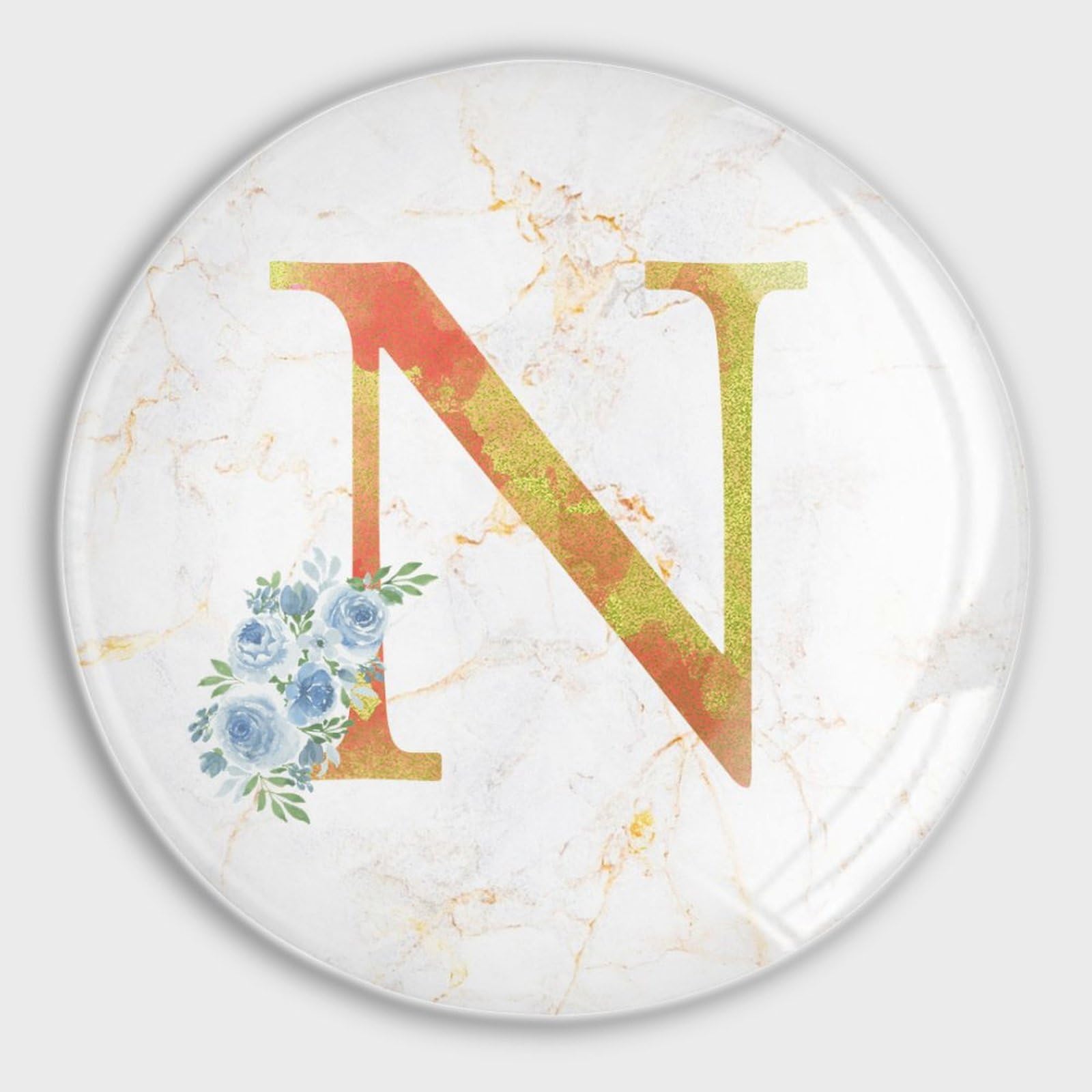 Aimants puissants pour tableau blanc qui ne glissent pas, motif lettre N rose
