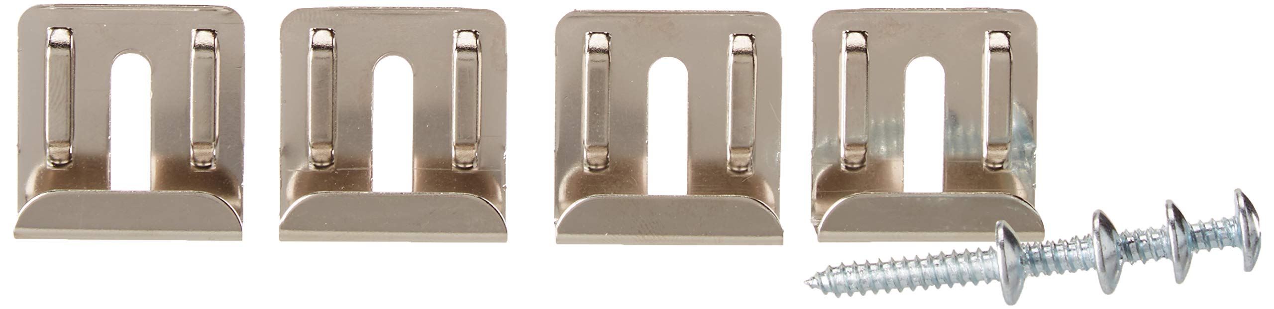 Kit fixation miroir J set clip CRL attaches murales
