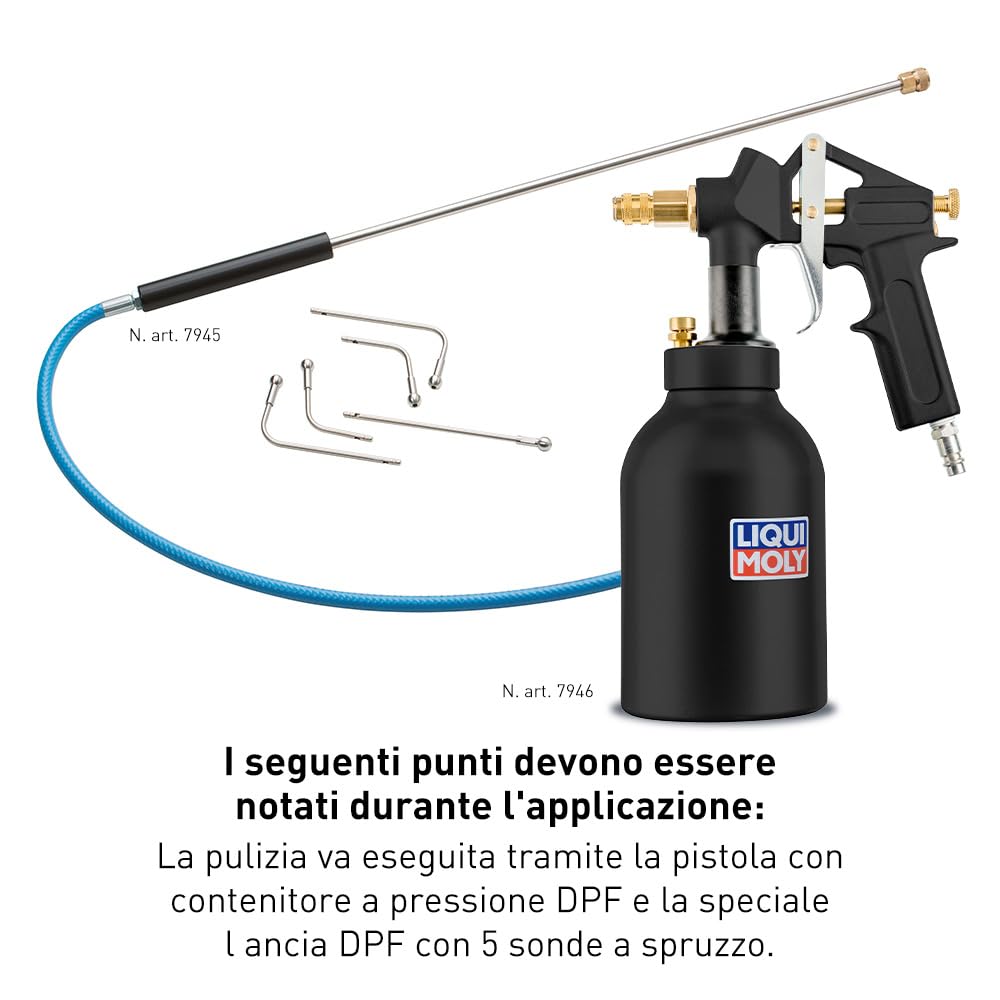 LIQUI MOLY Pro-Line Detergente per filtri antiparticolato diesel, 1 L, Pulitore rapido, SKU: 5169