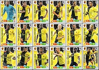 Panini Adrenalyn XL PREMIER LEAGUE 2019/20 WATFORD 18 CARD TEAM SET - 19/20