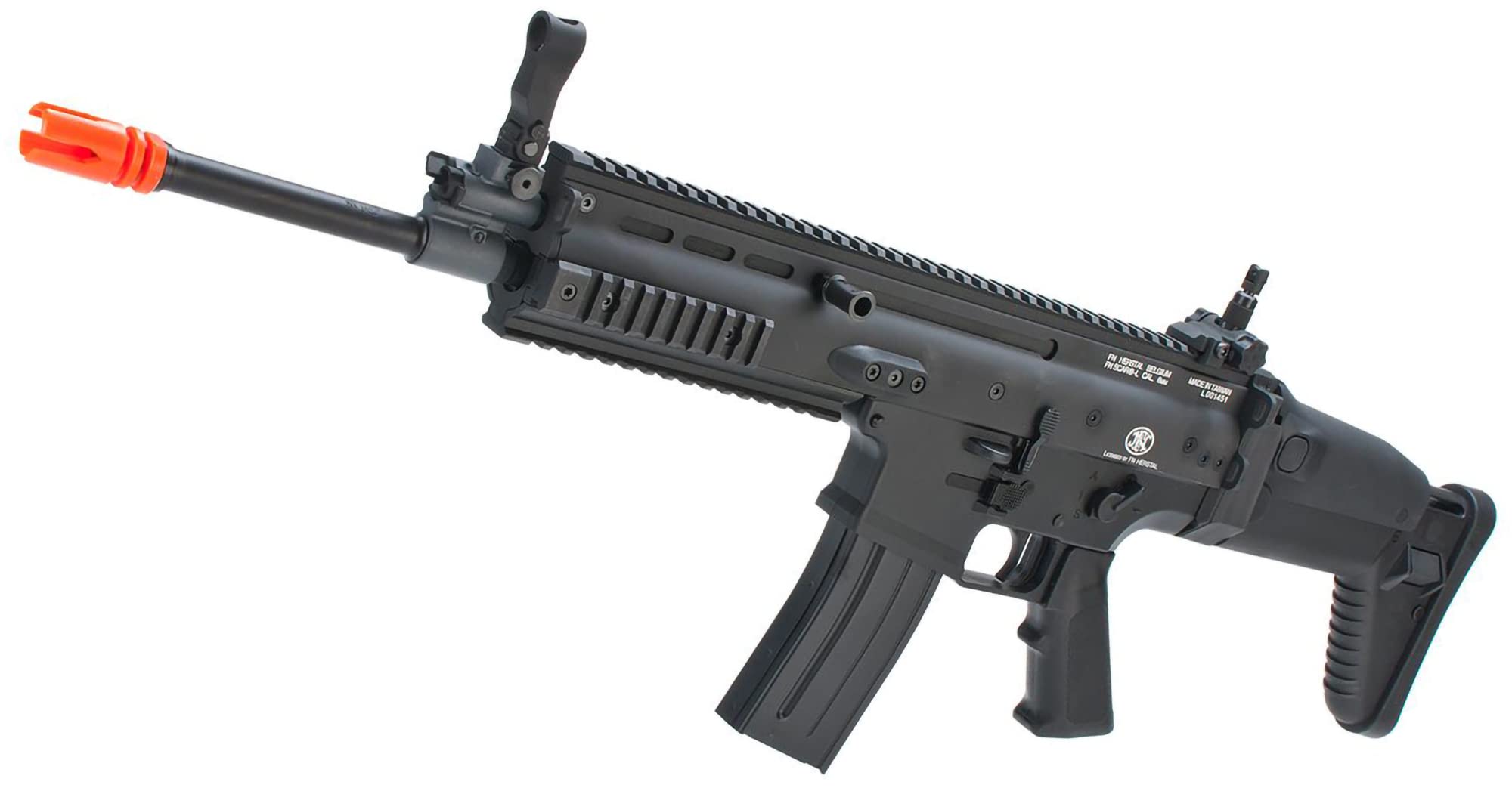 Evike Airsoft - Cybergun FN Herstal Licensed Metal Scar Light AEG Airsoft Rifle by VFC (Model: Standard/Black)