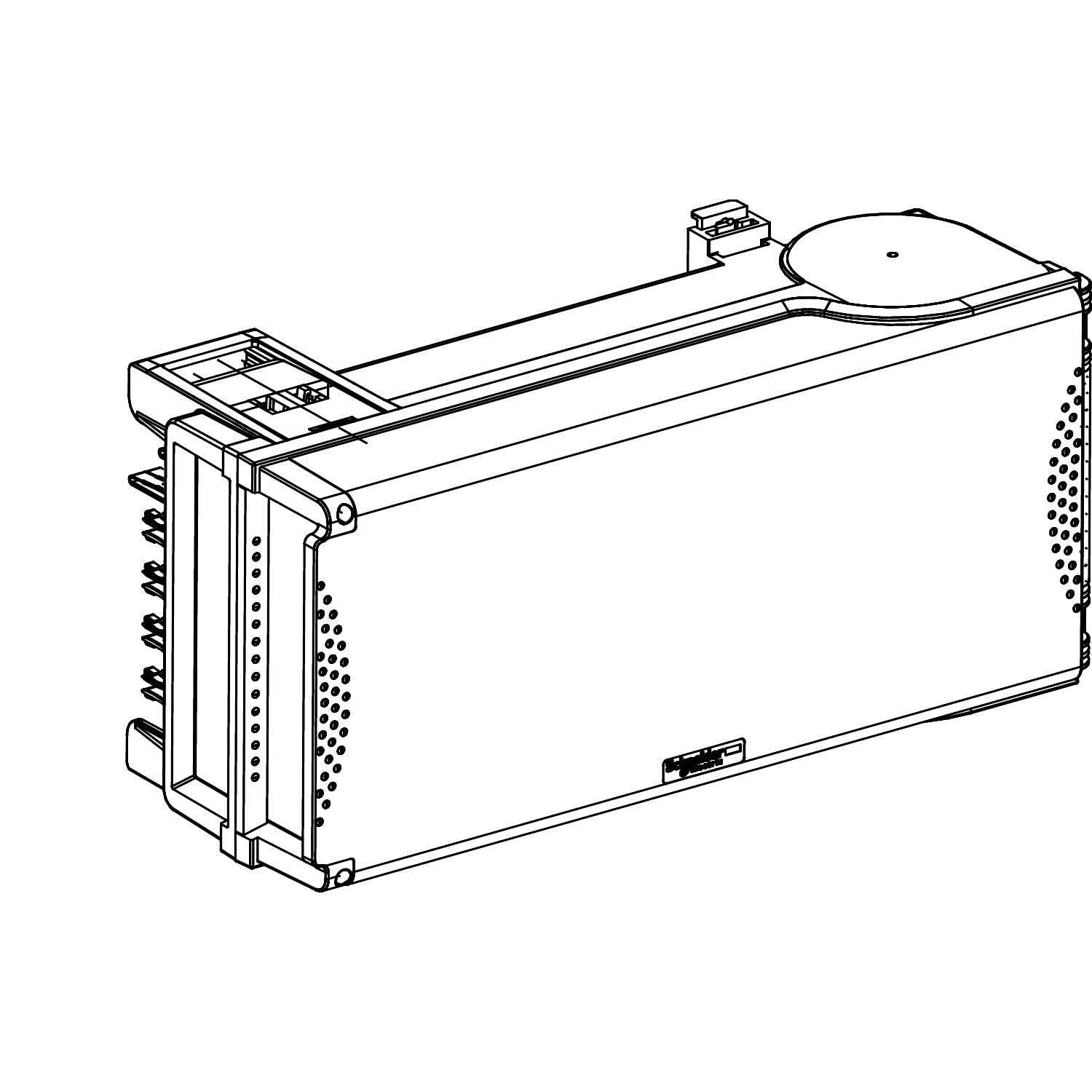 Schneider electric ksb100sf4 conducteur/​canal kS Boîte de dérivation pour nF Fusible 22 x 58 mm, 3L + N + PE, 100 A, 230 – 690 V, 50/​60 Hz, Blanc