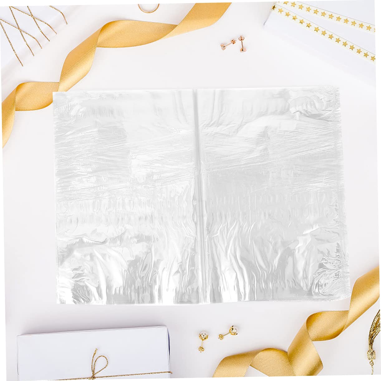 100pcs Heat Shrink Plastic Bag Transparent Heat Seal Bags Heat Shrink Packaging Bags Clear Shrink Bag Heat Shrink Wrapping Bags Sneaker Seal Pouches Sublimation Shrink Film