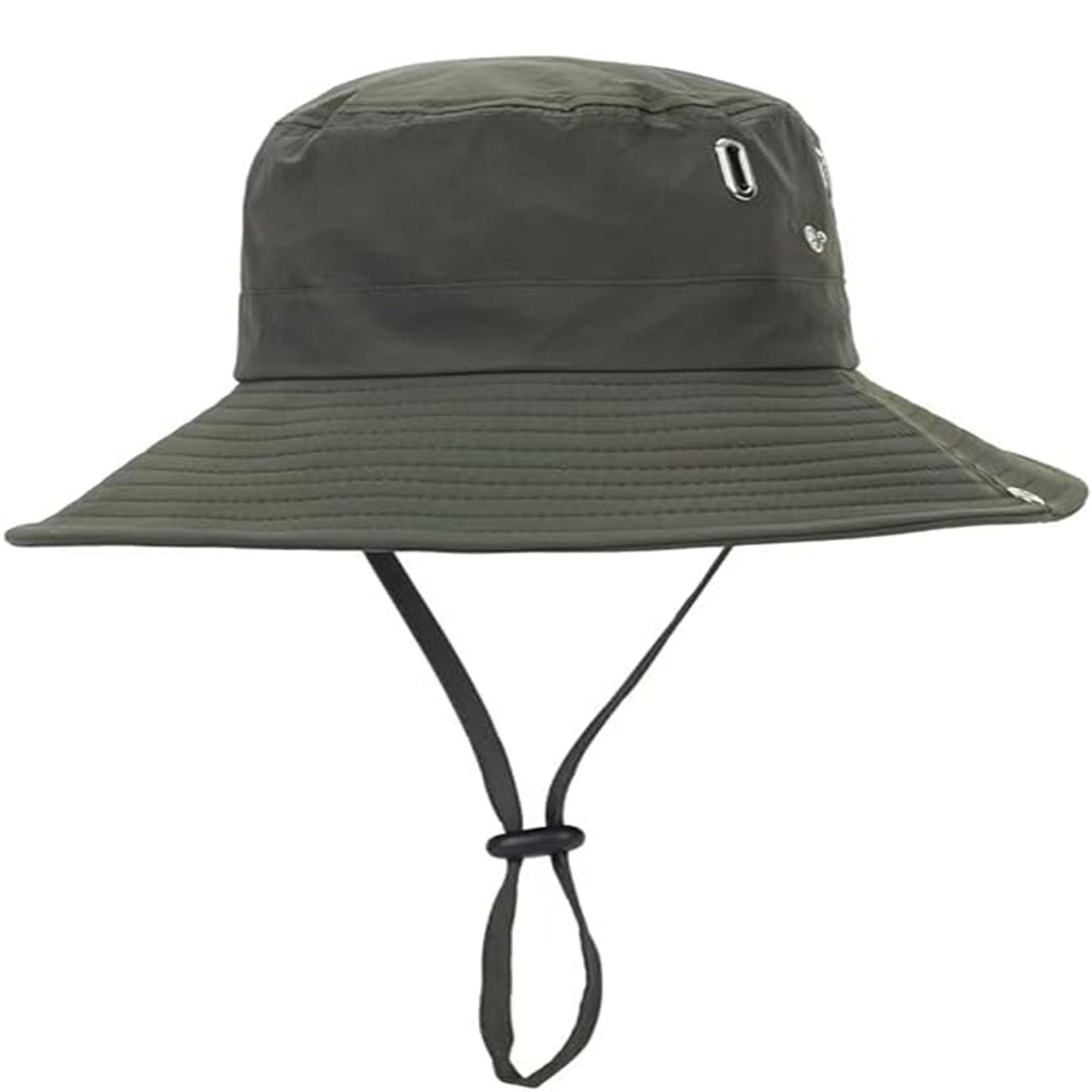 UTOWO Cooling Sun Hat for Men Women Lightweight Safari Hat Airy Fishing Hat Beach Bucket Hat for Outdoor Casual Wear Army Green