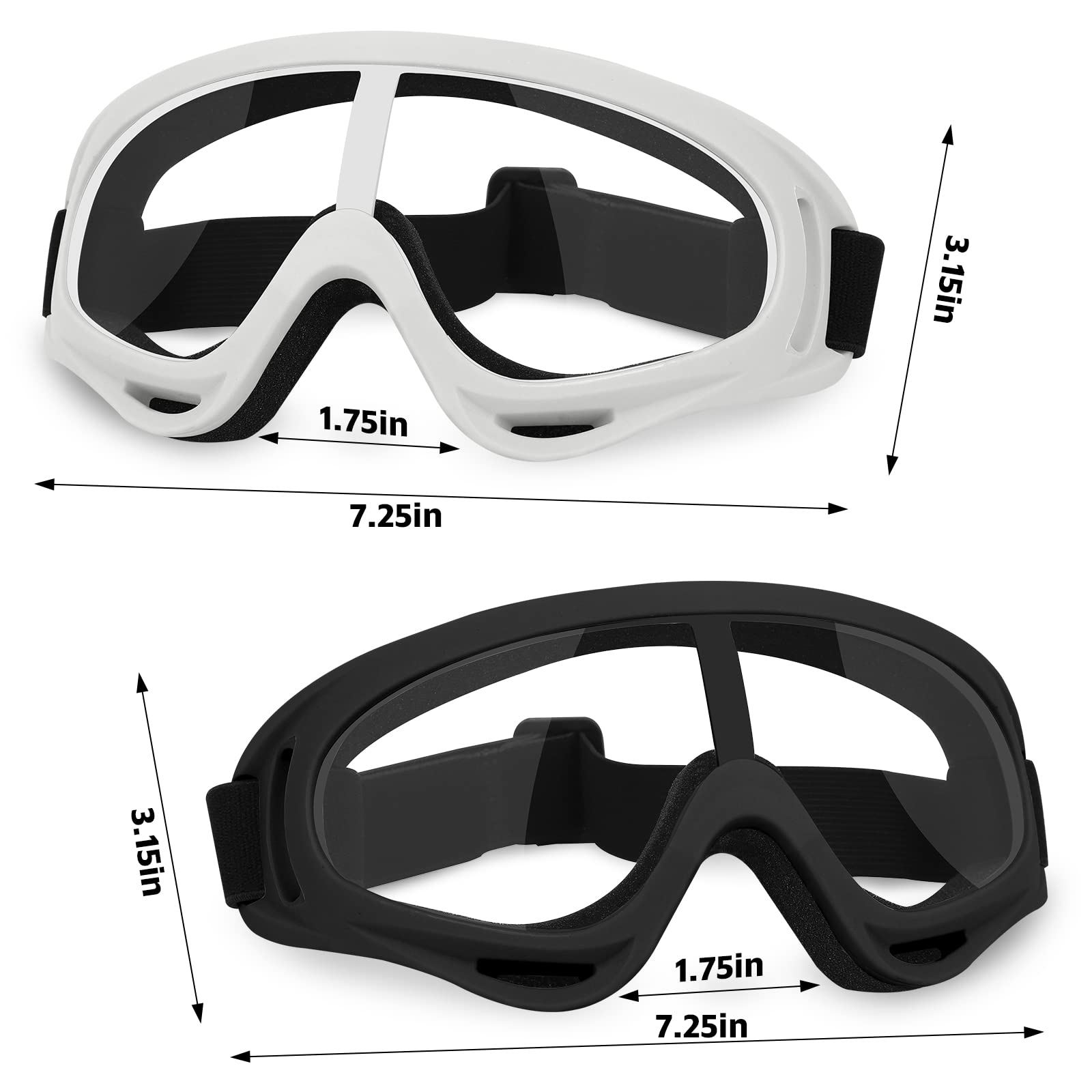 nerf gun goggles YSCare 2 Pack Protective Goggles, Safety Glasses Eyewear Compatible with Guns for Game Battle Christmas Gift (Black & White) : Tools & Home Improvement Farbe:Pink Andchi Schminkutensilien Aufbewahrung Kosmetikpinsel Keep your Nerf battles hilco
