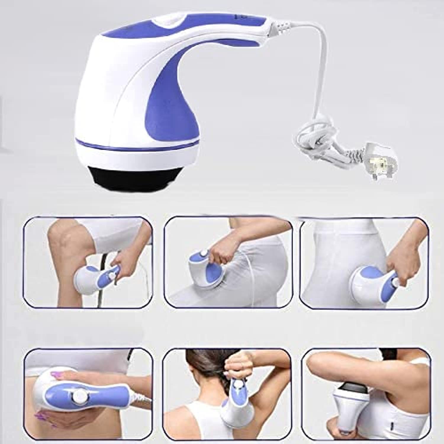 Toshionics Handheld Electric Deep Massager Used for the Massage of Muscles, Back, Body, Neck, Feet, Shoulders, Body Sculpting Device