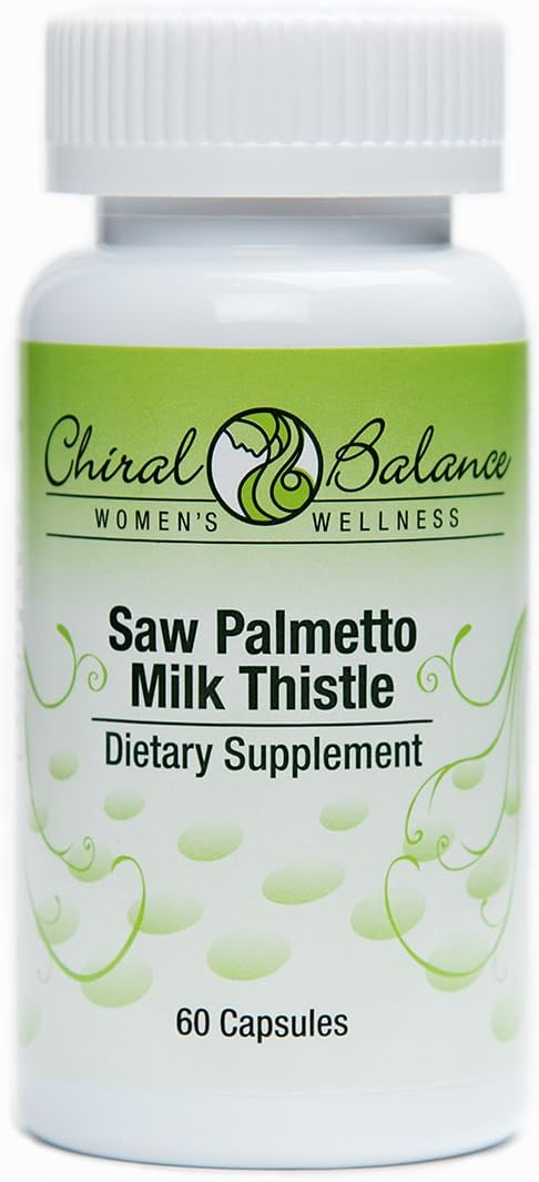 Saw Palmetto + Milk Thistle | 2 Powerful Herbs in 1 Potent Dose | 60 Capsules