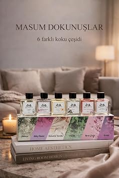 Rosie Masum Dokunuşlar – 6’lı Çubuklu Oda Kokusu Hediye Seti