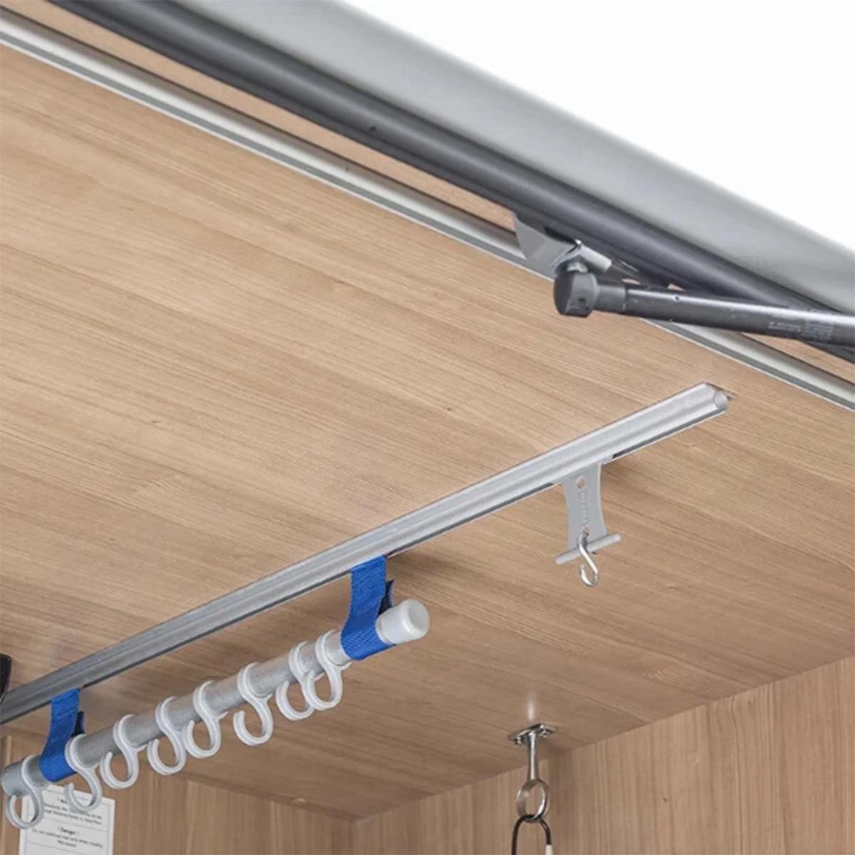 Lot de 6 Rails de Store en C - 6 x 60 cm - Canal C auvent - en Aluminium - pour Camping-Car, Caravane