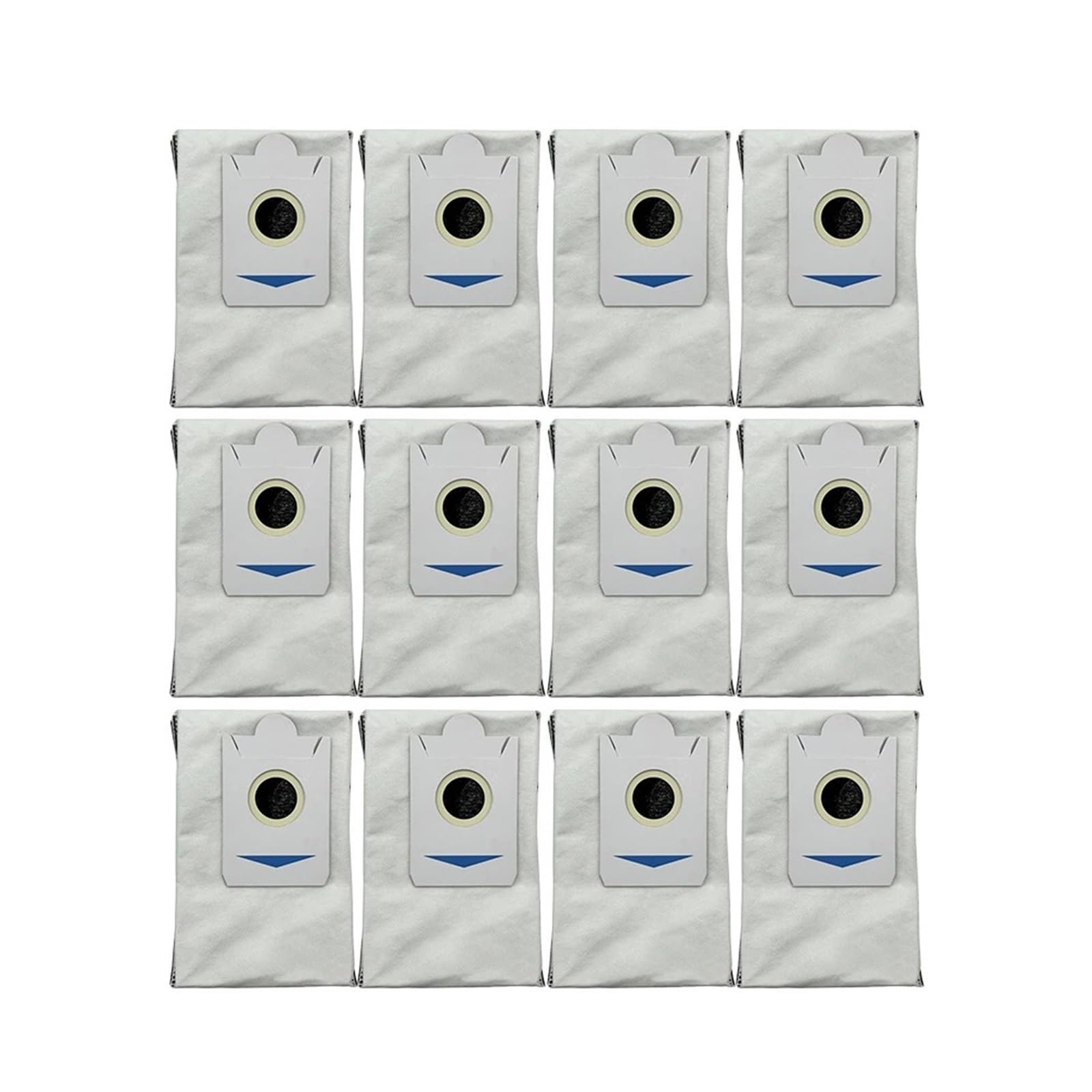 OUNCU Assembly Dust Bags,Compatible For Ecovacs Debot X2 / X2 Omni / X2 Pro / T30s Pro / X5 OMNI Vacuum Cleaner Parts(12 pcs)