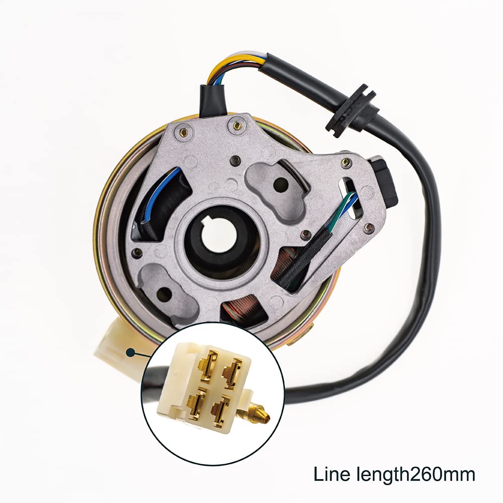 Kit Rotor Et Stator Magnéto Pour Moteur 90 110 125 140 - Compatible Pit Bike, Quad, ATV, Go Kart - Cuivre Et Aluminium