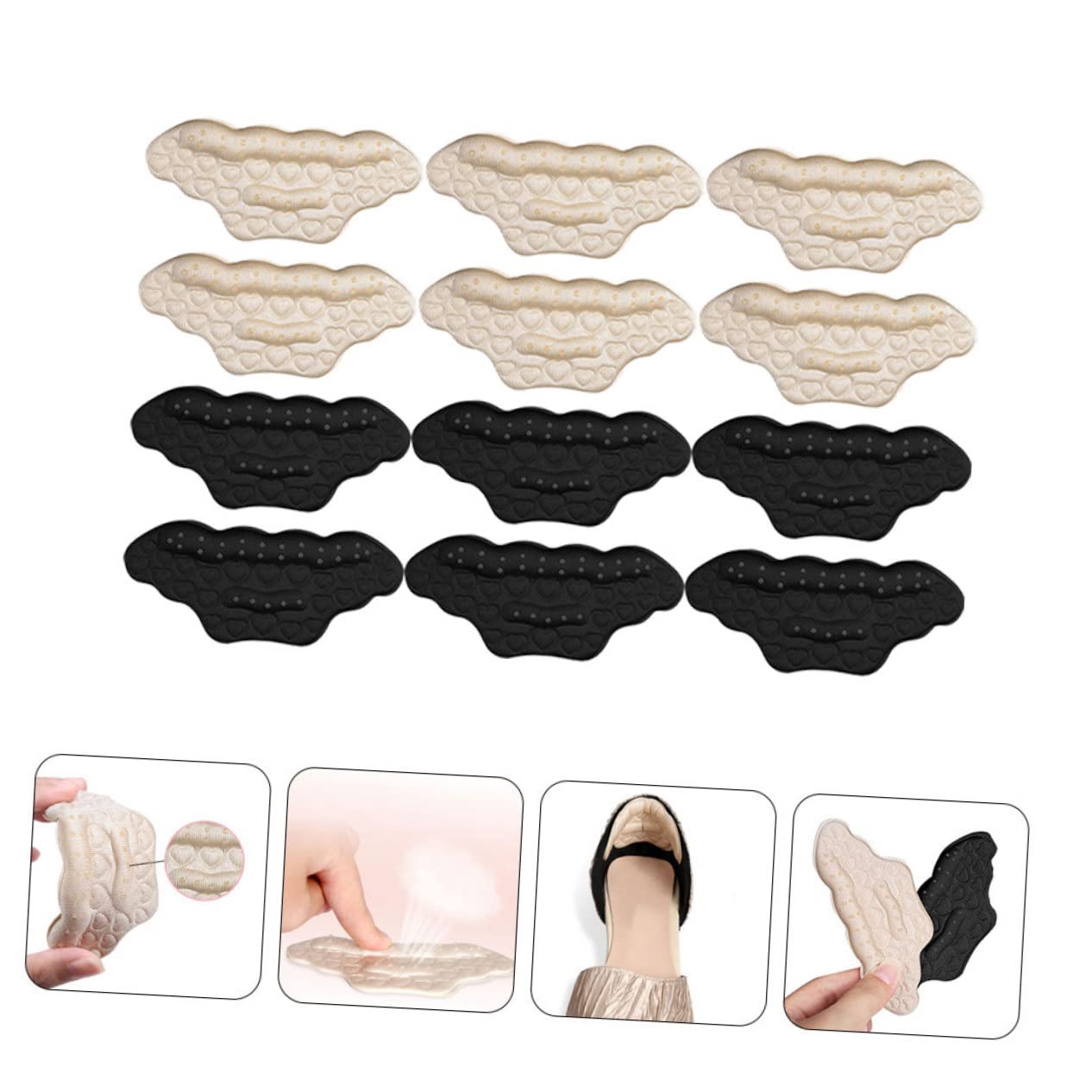 Healeved 30paare Anti-rutsch Fersenpolster Für Damen Selbstklebende Fersenschoner Bequem Und Atmungsaktiv Geeignet Für High Heels Und Lederschuhe Effektiver Schutz Vor Reibung Und Blasen