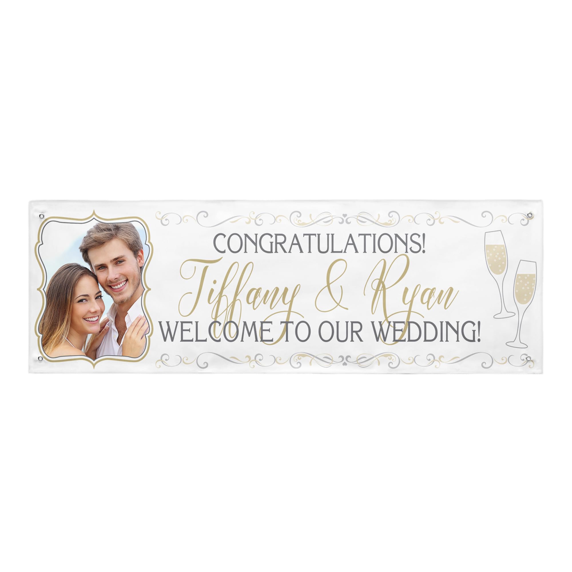 Let's Make Memories Wedding Banner