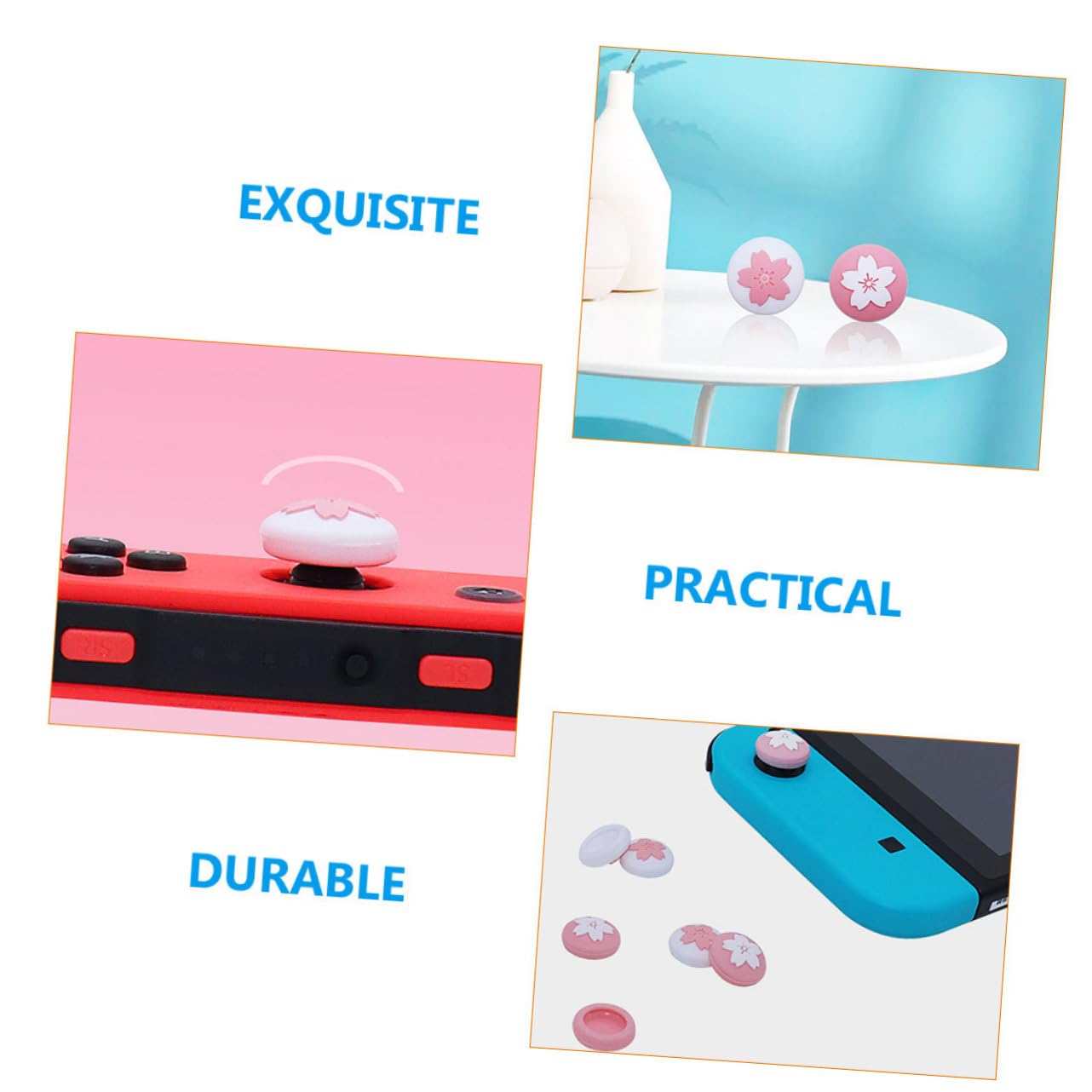 SOLUSTRE 100pezzi Coperture Per Joystick Caps Per Controller Accessori Comfort e Protezione Per Design e Facile