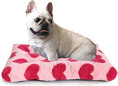 Cama pequeña lavable para perros de lujo para mascotas de razas pequeñas, almohadillas para perreras de 24 pulgadas con parte inferior