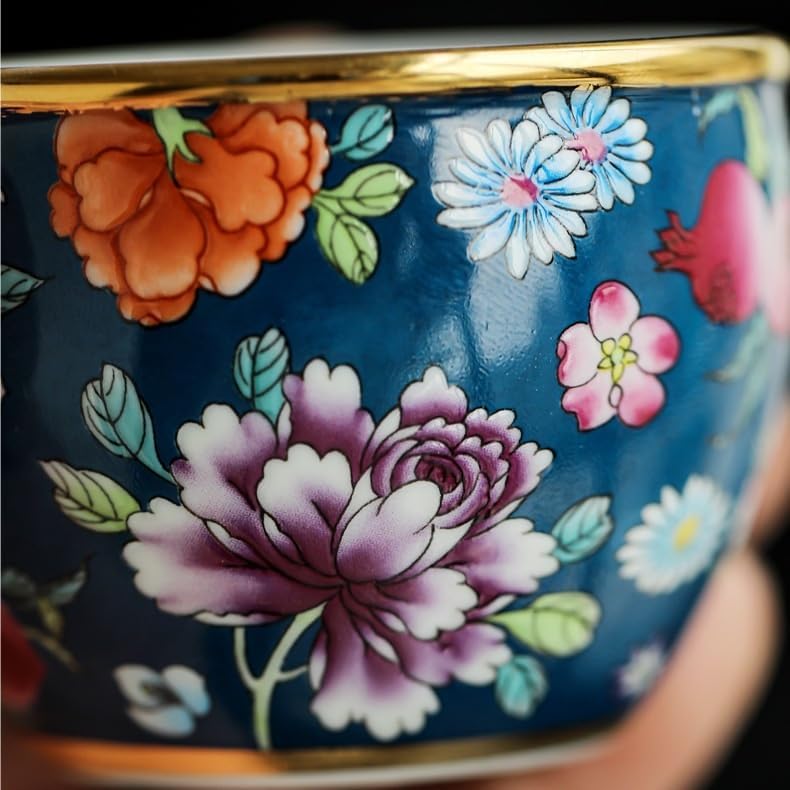 Tea Cup Ceramic Water Teacup Personal Brewing Owner's Coffee Soaking Container