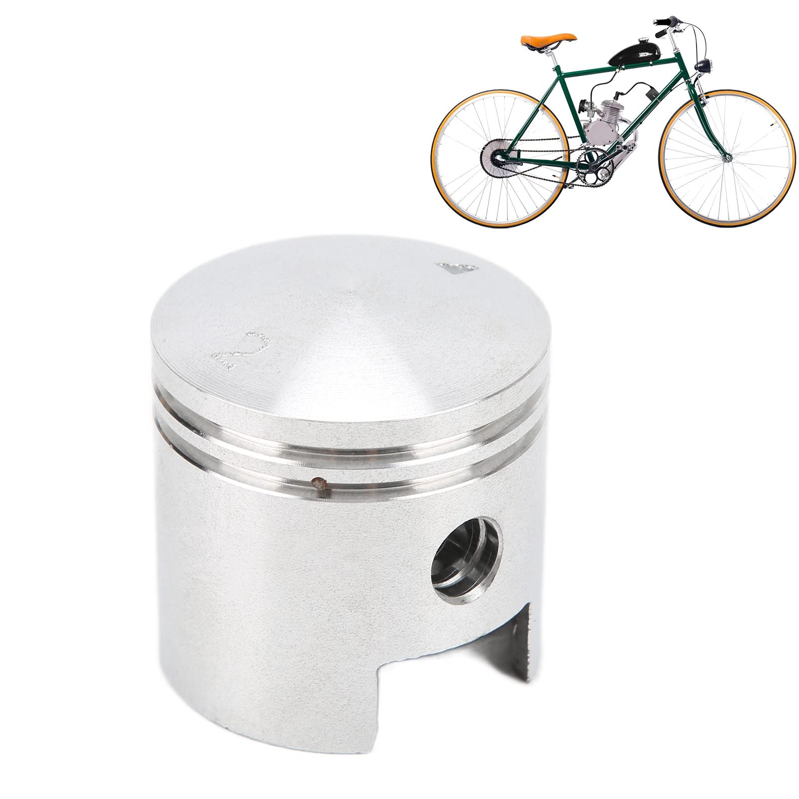 Kit Piston 47 Mm Métal 2 Temps 80cc 66cc – Segment + Axe + Clips, Pièce Moteur Vélo Motorisé Essence, Upgrade Performance