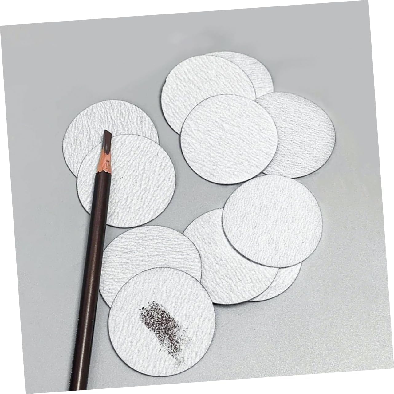20pcs Eyebrow Pencil Sharpener Sandpaper Pads for Precise Makeup Multi-Functional Tool for Eyeliner Nail Polishing Art Pencils Fine Sandpaper for Accurate Sharpening