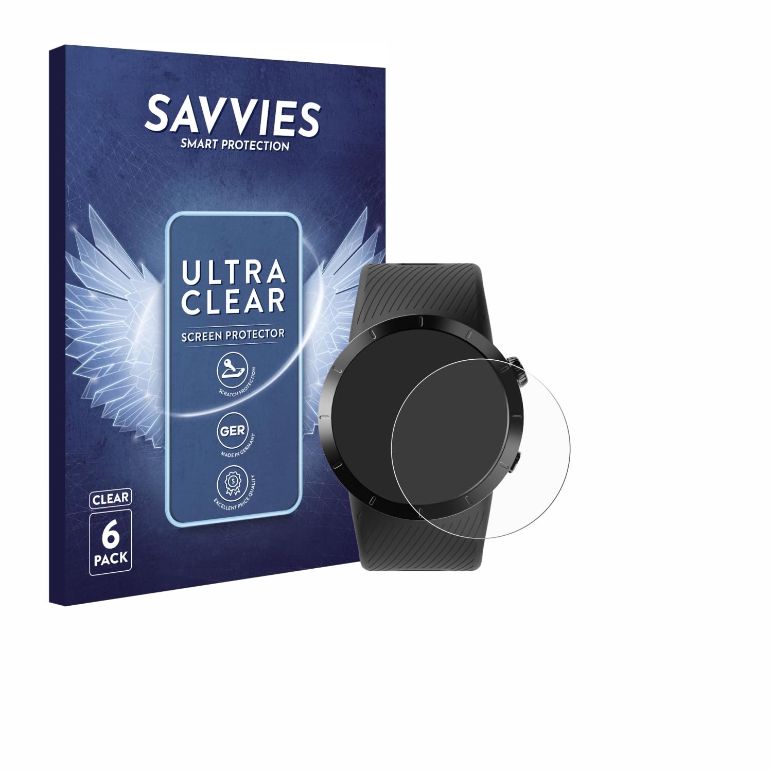 Savvies6 Pack Screen Protector compatible with Shot Scope X5 Protection Film Clear