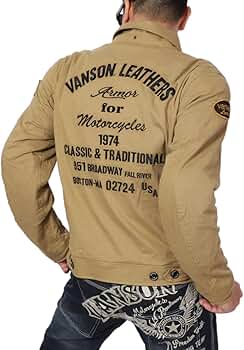 Amazon.co.jp: [バンソン] コットンジャケット VS22106S 肩・肘