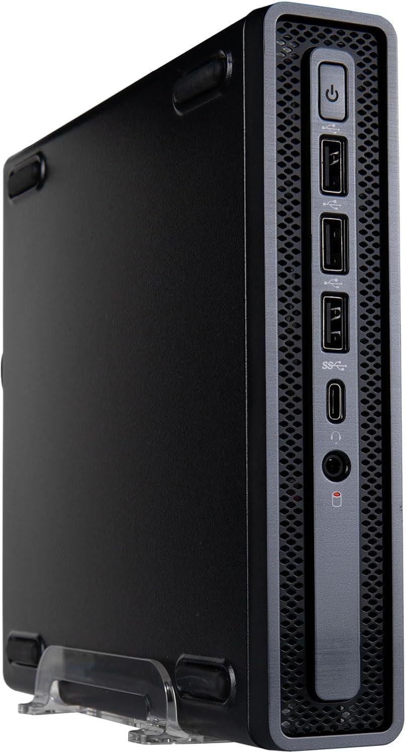Envision M1 Barebones MiniPC: ASUS H610 DDR5 Mini-ITX | Intel LGA 1700 per 14a, 13a, 12a generazione | AX210 Wi-Fi | PSU da 120 W | Computer compatto con fattore di forma ridotto per casa, ufficio e