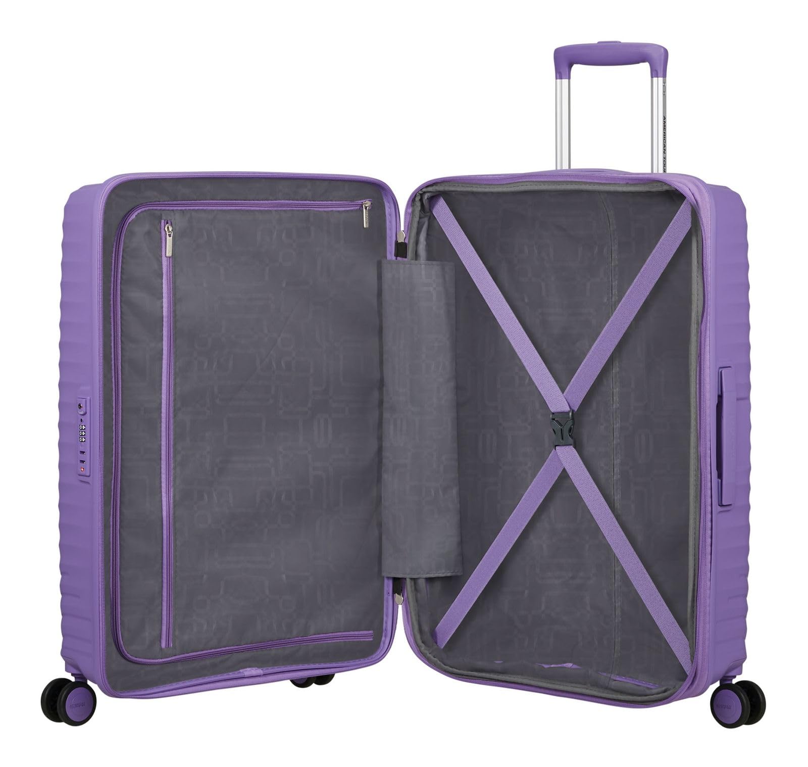 American Tourister Diablast Spinner 68/25 TSA EXP Trolley Purple Pulse púrpura