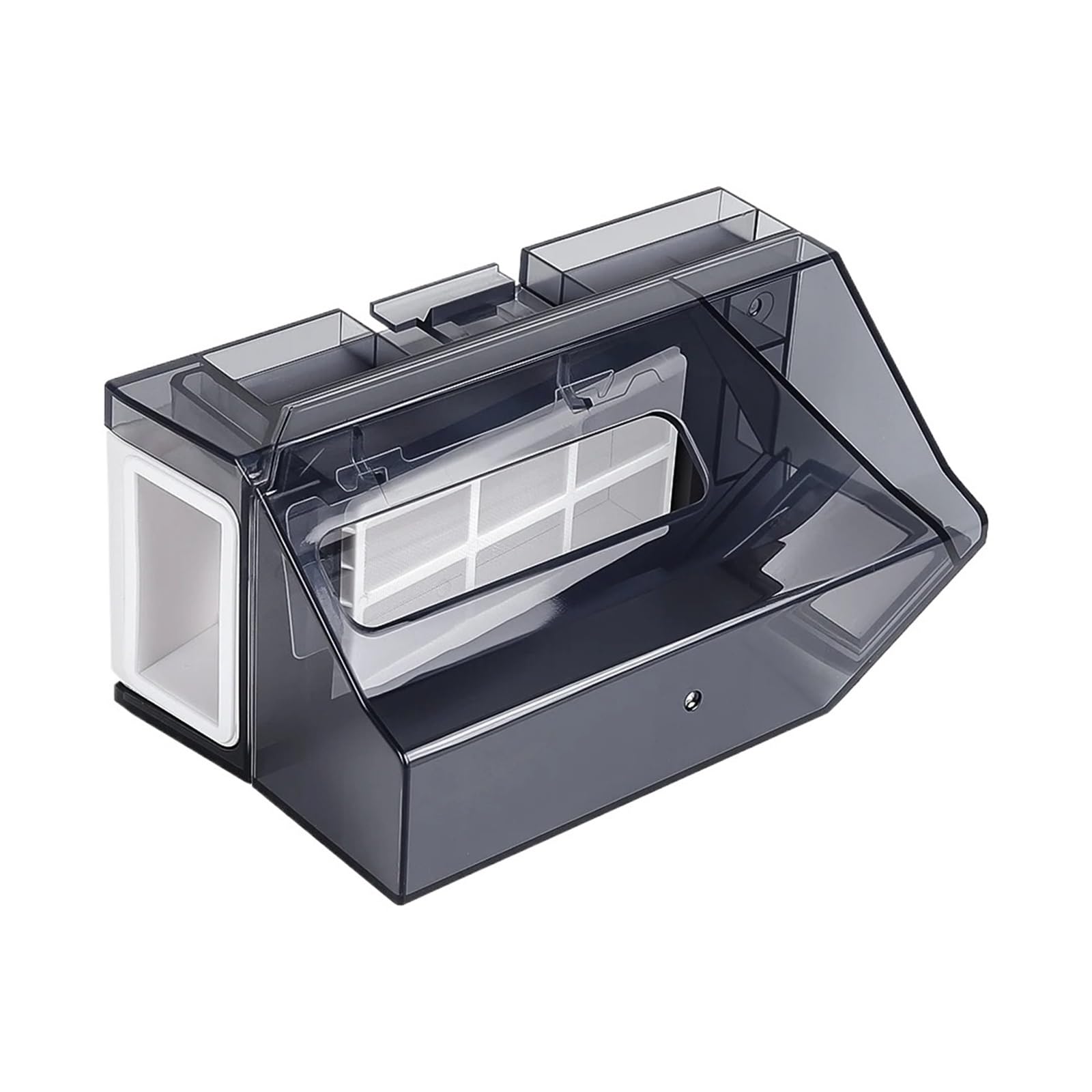 HIZON Durable Dust Box Parts，Compatible For Ecovacs，T80 T80 OMINI X8 X8 Pro Plus X8 OMINI X8 Pro Omni Robot Vacuum Cleaner Replacement