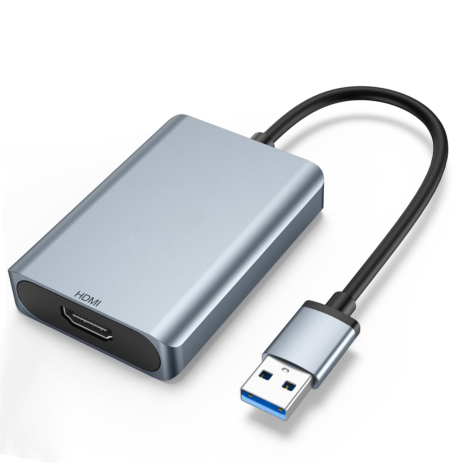 Convertidor USB a HDMI con transmisión fluida de audio y vídeo para Windows Mac 2