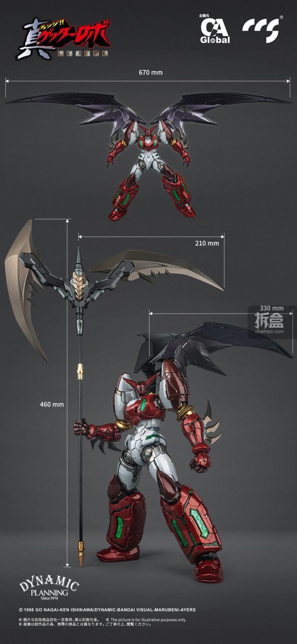 新品未開封品 CCSｔｏｙｓ.真ゲッター1 Stars Slasher Ver. CCS Toys Shin Getter Robo Shin Getter-1 Stars Slasher