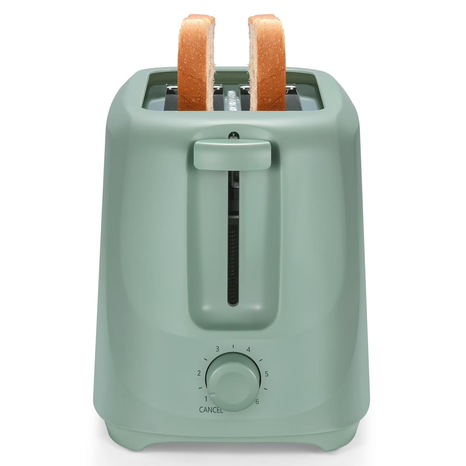 Photo 1 of 2 layer Toaster with 6 Shade Settings and Removable Crumb Tray, Sage Green?Ideal for breakfasts or snacks.