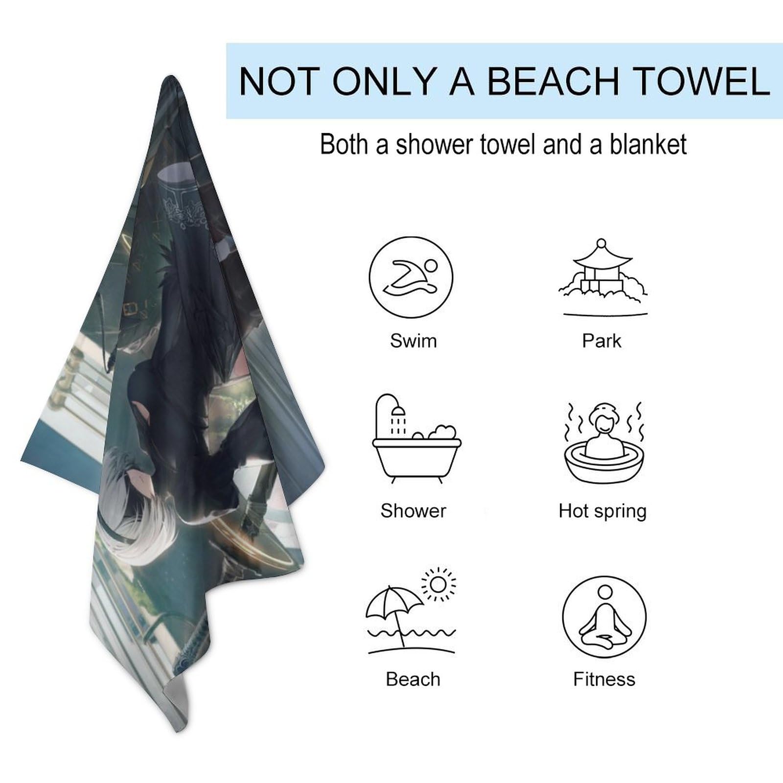 正規サイズ　ニーアオートマタ　2B　シークレットバスタオル Amazon｜BybesT NieR 2B ヨルハ二号B型 ニーアオートマタ バス