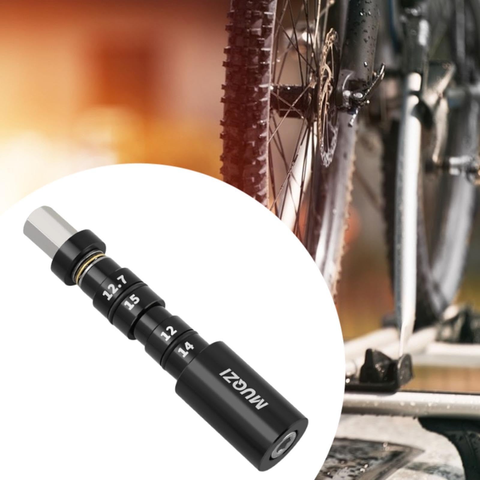 Vaveren Rear Shock Eyelet Bushing Removal and Installation Tool,Shock Bushing Tool Replace, Road Cycling Accessories,Repair Tools, Black