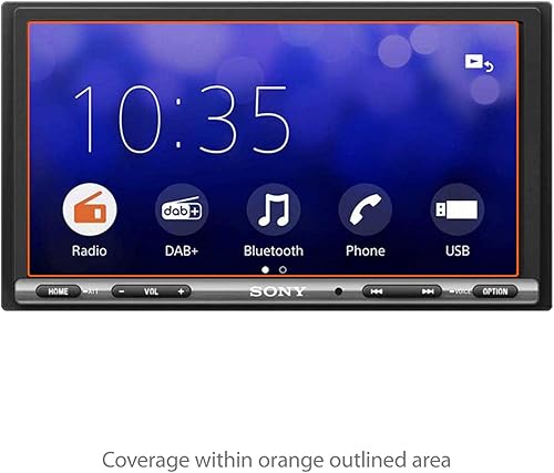 Vista 2 de BoxWave Protector de pantalla compatible con Sony XAV-AX3250 – ClearTouch Anti-Glare (2 unidades), antihuellas mate