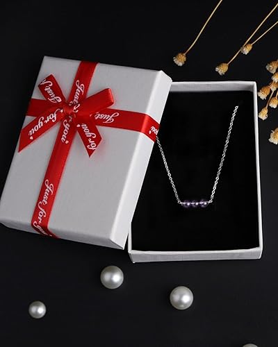 Miniatura 7 de Metzakka Purple Crystal Necklace Reiki Healing Amethyst Necklaces Natural Gemstone Quartz February Birthstone Necklace Jewelry Gift for Women