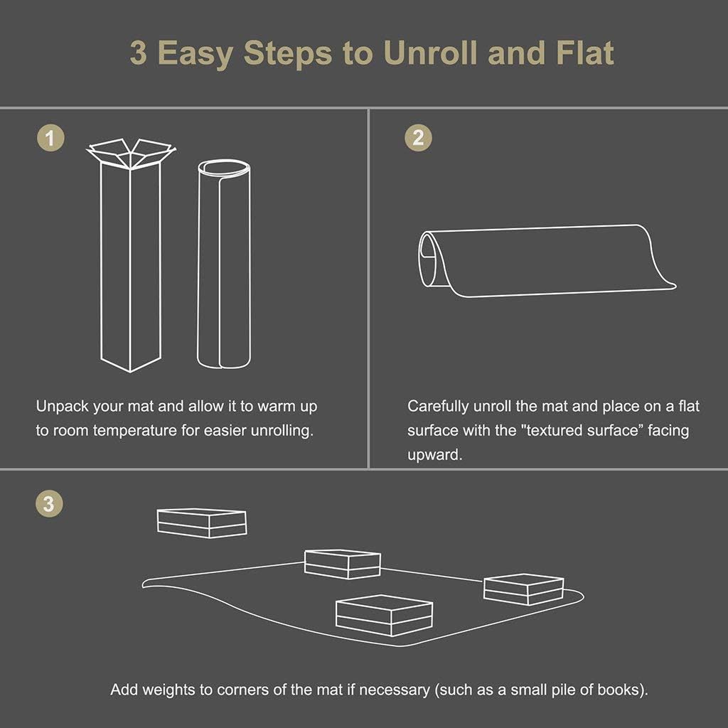 Seteol Chair Mat for Carpets, 36" x 48" with Lip Transparent Thick Sturdy Desk Chair Floor Protector Office Mats for Low, Standard and No Pile Carpeted Floors (36" x 48'' with Lip) : Office Products