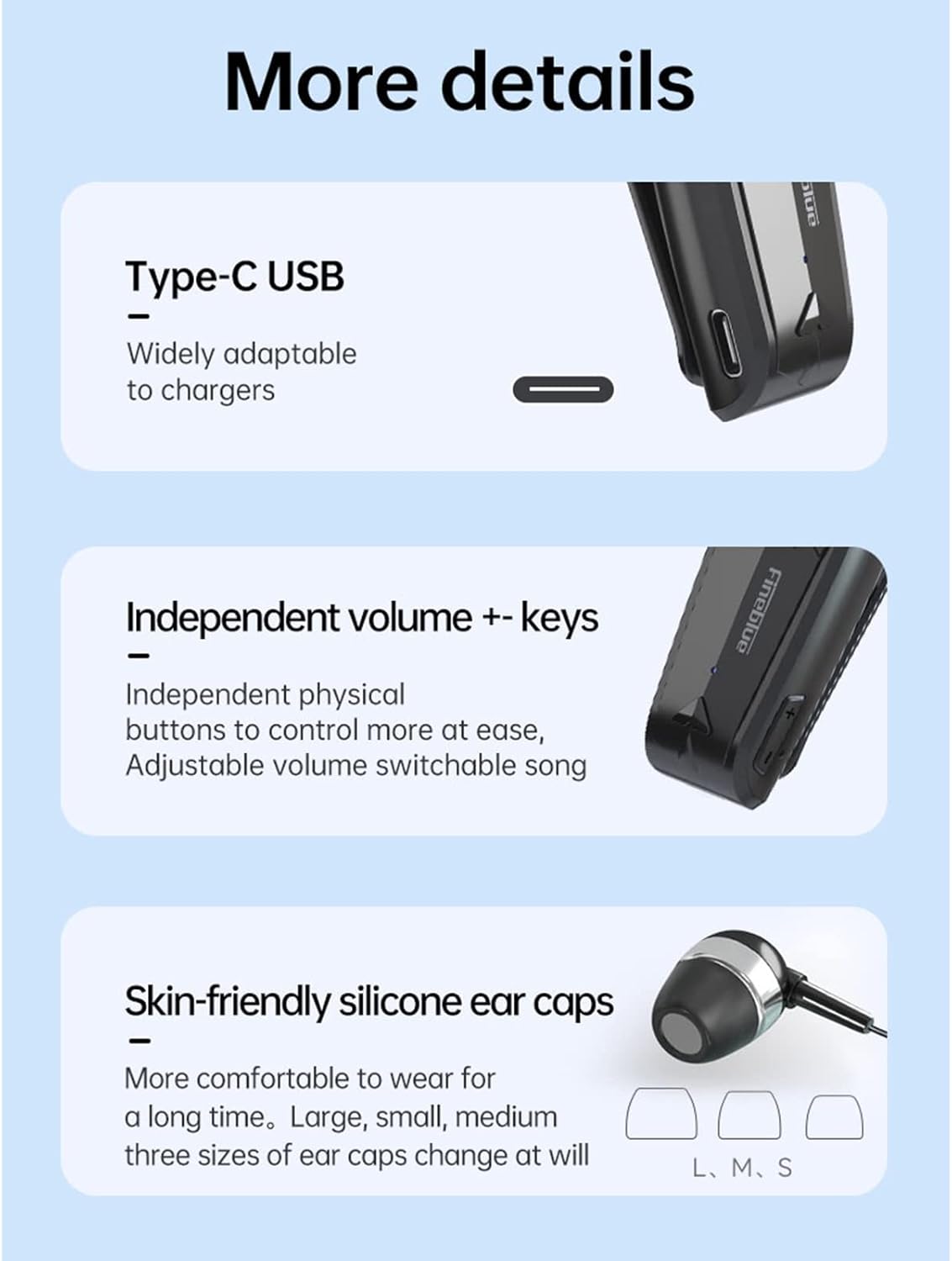 Docooler F520 Headset Details