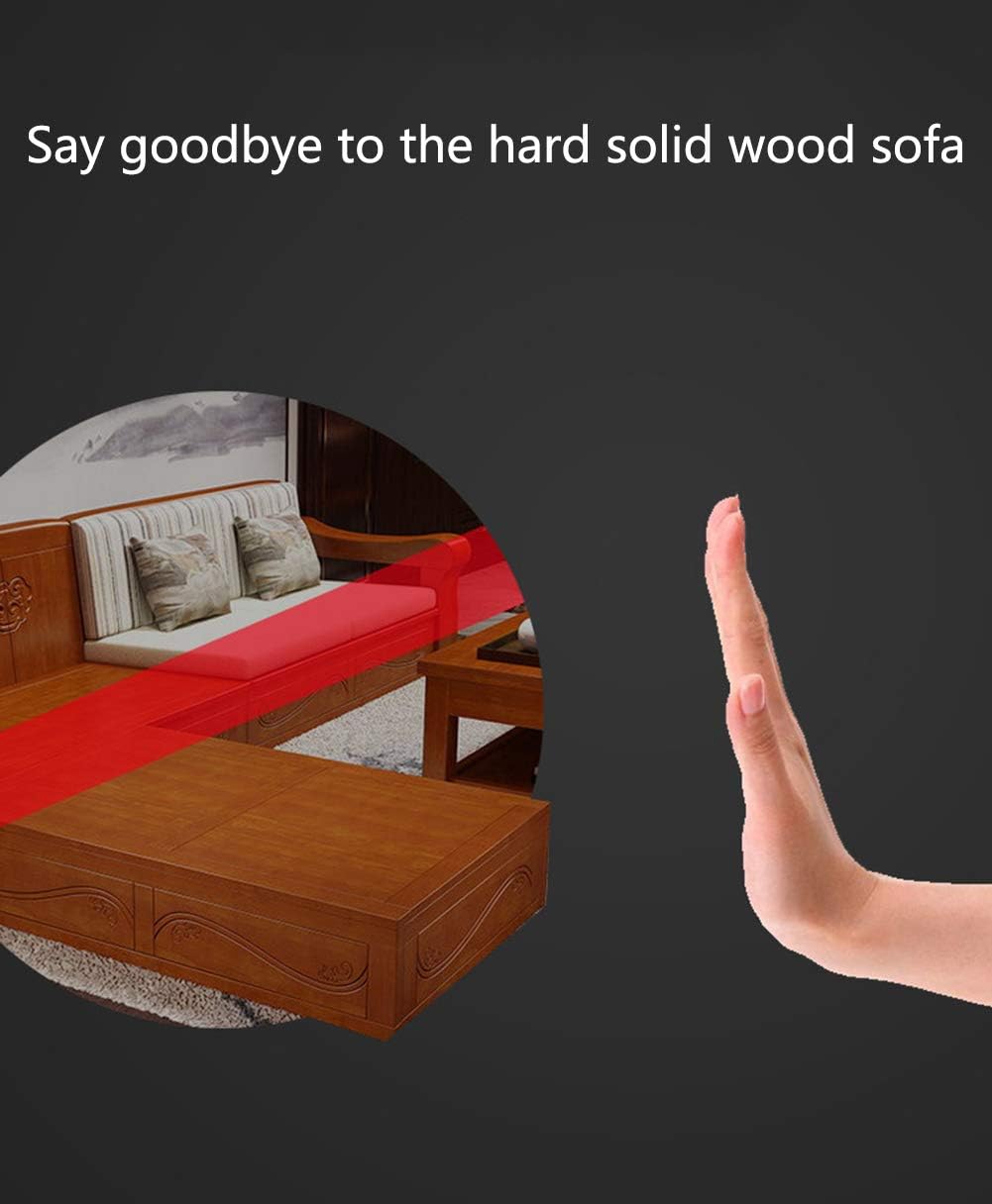 LINGXIYA Bench Cushion Pad for 2-3 Seater, Ultra-Thick 8 cm, Solid Wood Sofa Cushion, Rocking Chair Pad, Soft Comfortable Bench Chair Mat for Swing, Dining Room, Outdoor Garden