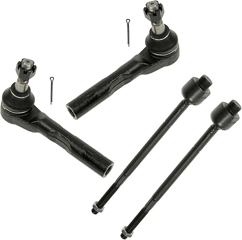 Miniatura 90 de TRQ Juego de varillas de acoplamiento delanteras interiores y exteriores, 4 piezas, compatibles con Toyota C-HR 2018-2021