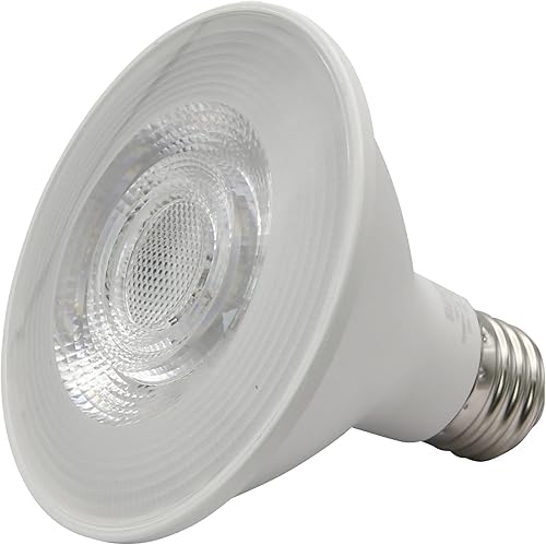 Miniatura 8 de Sunlite 41807 Bombilla LED PAR30 reflectora, 9 vatios (75 W  ), 750 lúmenes, base E26 media, 90 CRI, regulable, reflector, Energy Star, compatible