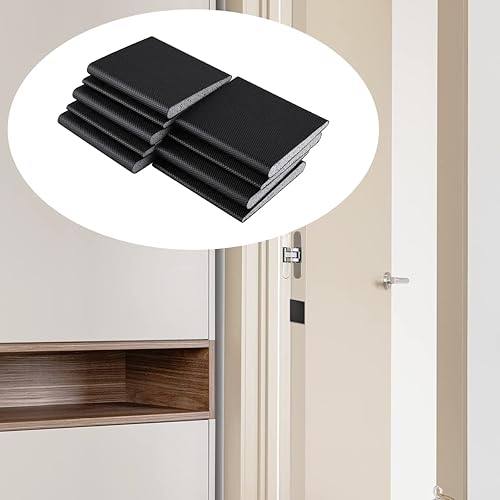 Miniatura 7 de 30 sellos de esquina de puerta para exteriores, autoadhesivos, para marcos de puerta, de espuma, para marcos de puerta, tapones de esquina con