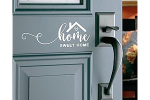 Modern Boho 'Home Sweet Home' Farmhouse Home Decor Vinyl Decal/Sticker Sign, 15" W