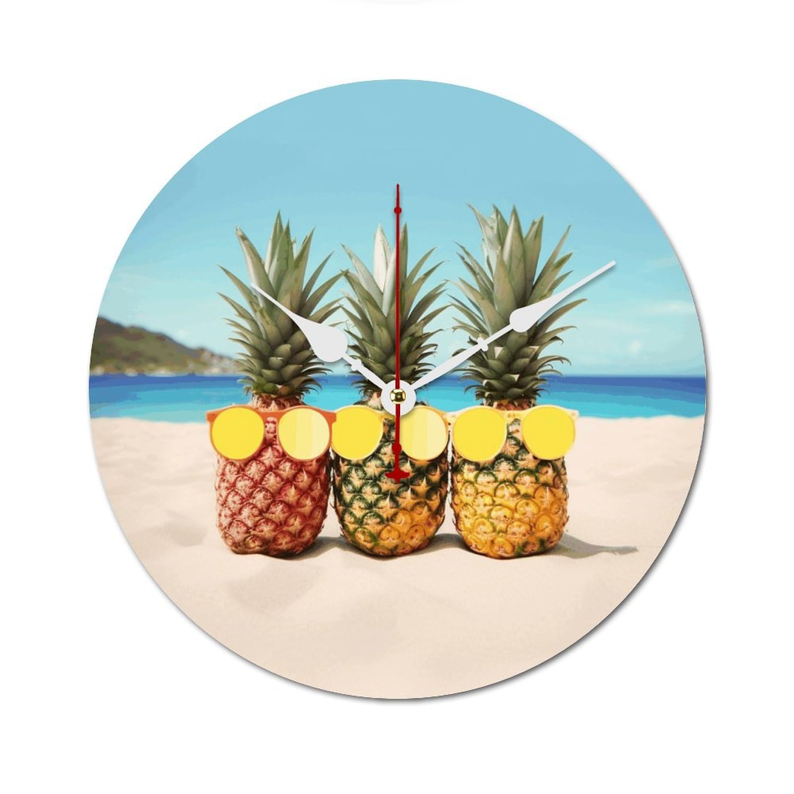 Horloge murale ronde en bois pour retrouver le calme chez soi