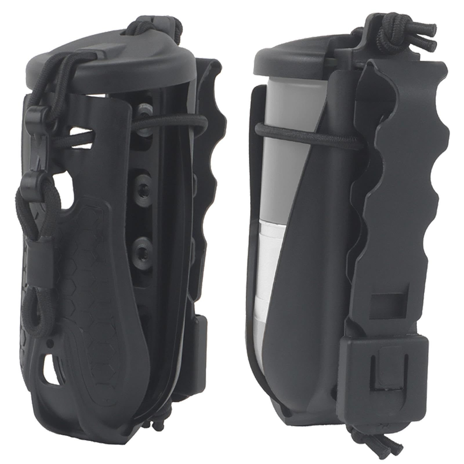 2 Pack 40mm M433 Dummy Grenade Pouches, Compact MOLLE Prop Storage Cases