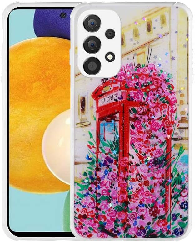 Zore Galaxy ile uyumlu A23 Kılıf Simli Desenli Kamera Korumalı Parlak Zore Popy Kapak Kulübe