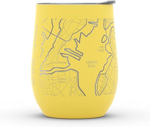 Vista 110 de Well Told Lexington Kentucky Map - Vaso de vino aislado con grabado de mapa de Kentucky, taza de acero inoxidable grabada (12 onzas, verde domingo)