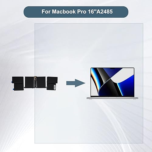 Miniatura 5 de Nueva batería de repuesto para laptop A2527 compatible con MacBook Pro de 16 pulgadas serie A2485 (2021) con herramientas