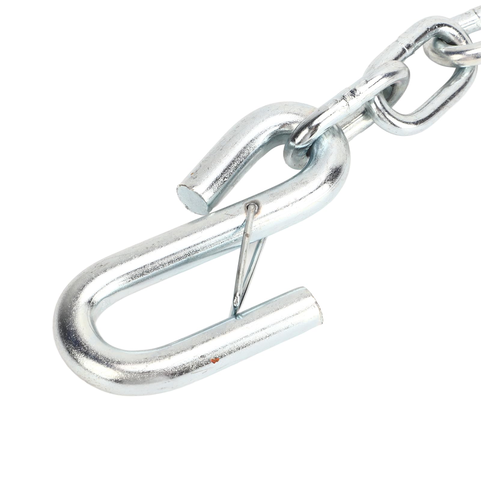Chaîne Sécurité Remorque 70cm - Acier Galvanisé - Capacité 3500kg - Crochet En S - Pour RV, Camping-Car