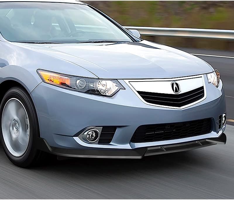 Miniatura 5 de EPARTS - Juego de 3 piezas de plástico ABS para parachoques delantero estilo STP, protección compatible con Acura TSX 2011 2012 2013 2014 (pintado