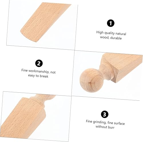 Miniatura 8 de TEHAUX Tope protector de puerta de seguridad, tope de puerta hecho a mano, hecho a mano, soporte de puerta de puerta, cuña de mermelada, tope de