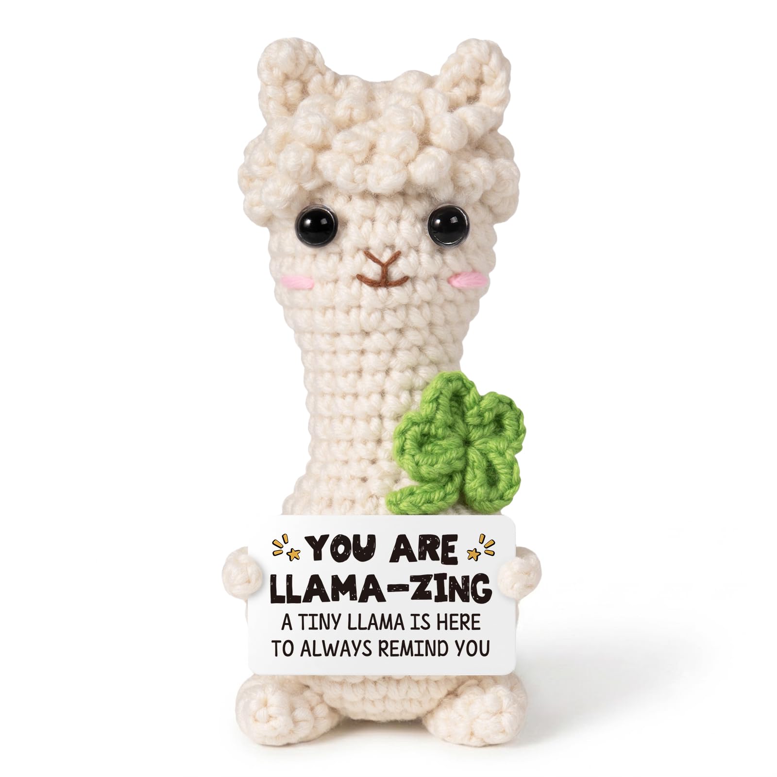 Leebbsin Positive Thank You Birthday Gifts for Women Men, Encouragement Pocket Hug Gift- You are Llama-Zing Motivational Card Decor, Appreciation Inspirational Gifts for Friends, Coworkers, Sisters